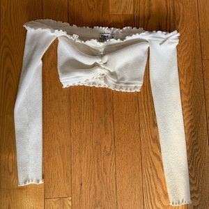 TIGER MIST mini long sleeve crop top